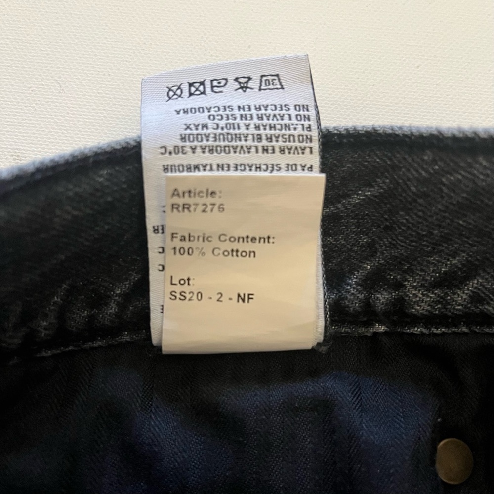 R13 Charcoal Boyfriend Jeans - Picture 13 of 13